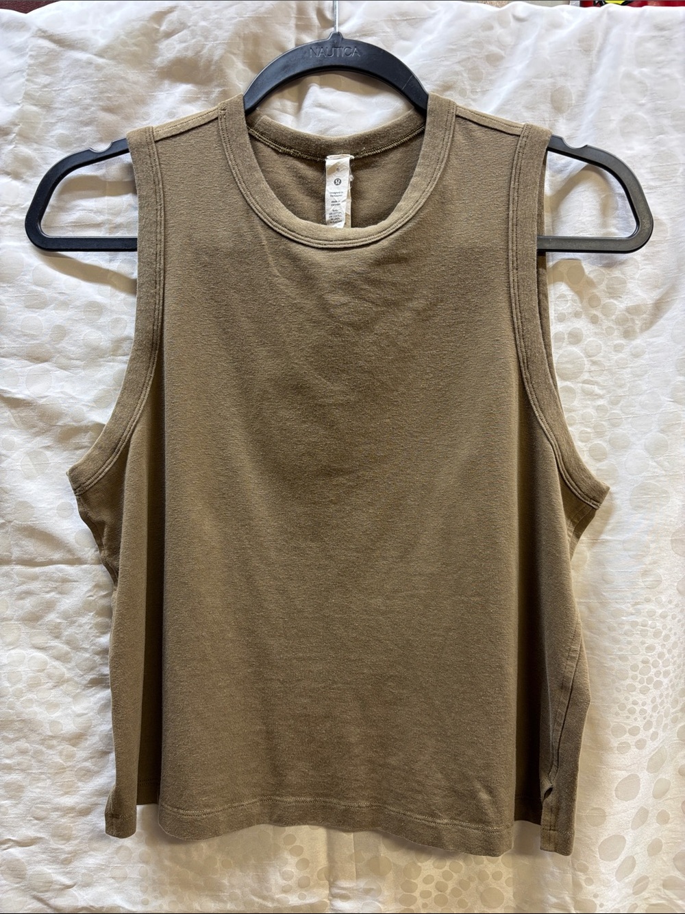 Lululemon Classic-Fit Cotton-Blend Tank Top in Artifact - size 6